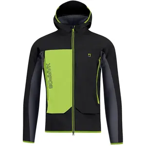 Veste KARPOS PIZZO BIANCO (BLACK/WOODL.GRAY/ACID LIME) Homme pas cher