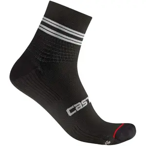 Chaussettes Castelli Anima 7 noir femme - S-M pas cher