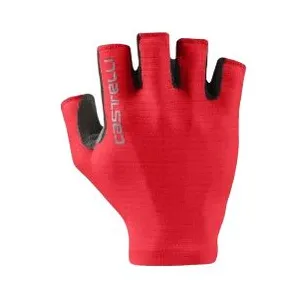 Gants Castelli Espresso rouge hibiscus femme - XS pas cher
