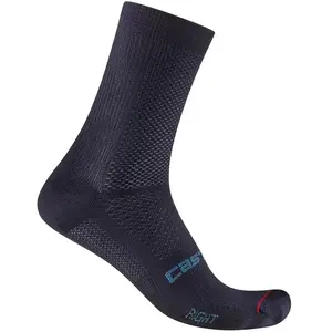 Chaussettes Castelli Espresso 2 12 bleu nuit femme - S-M pas cher