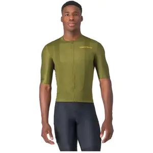 Maillot Castelli Unlimited Entrata 3 manche courte vert olive - 3XLVendu parbikeinn
