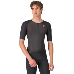Comparateur de prix : Castelli Top Free Speed 3 Course Rosso Corsa manches courtes noir - S