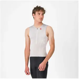 Comparateur de prix : Castelli Top Free Speed 3 Rosso Corsa sans manches blanc - M