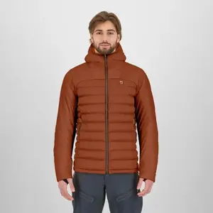 Karpos - Sass D'Ortiga Hoodie Jacket - Doudoune homme Mahogany - XXL pas cher