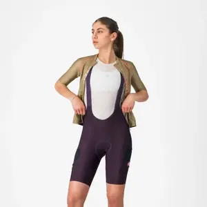 Cuissard Castelli Unlimited Cargo violet femme - S