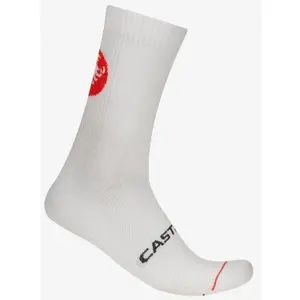Chaussettes Castelli Entrata 18 blanc - L-XL
