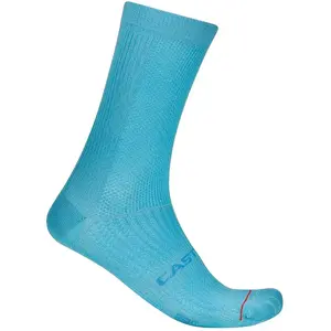 Castelli - Espresso 18 Sock - Chaussettes vélo Neon Cobalt - L/XL pas cher