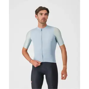 Comparateur de prix : Castelli - Prologo Lite 2 Jersey - Maillot vélo homme Winter Sky - M