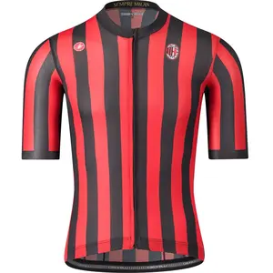 Castelli Maillot manches courtes Competizione 3 AC Milan pas cher