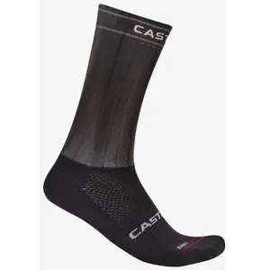 Castelli - Fast Feet 4 Sock - Chaussettes vélo Black - L/XL pas cher