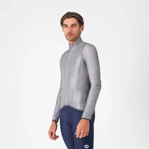 Veste coupe-vent Castelli Aria Shell 2 gris argent - M pas cher