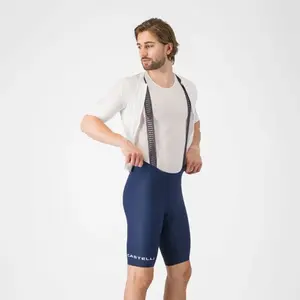 Castelli - Espresso 2 Bibshort - Cuissard vélo homme Belgian Blue - S
