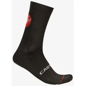 Chaussettes Castelli Entrata 18 noir - L-XL pas cher