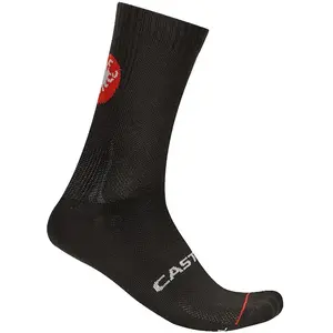 Chaussettes Castelli Entrata 18 noir - XXL pas cher