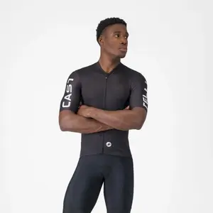 Maillot Castelli Entrata Apex manches courtes noir - S pas cher
