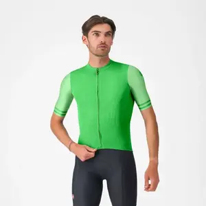 Maillot Castelli Prologo Lite 2 manches courtes vert - S