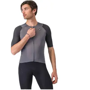 Castelli - Aero Race 8S Jersey - Maillot vélo homme Smoky Gray - M