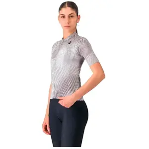 Castelli - Cosmic Vortex Jersey - Maillot vélo femme Gray - S