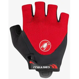 Gants Castelli Arenberg Gel 2 Rosso Corsa rouge vif noir - XS pas cher