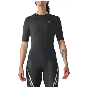 Maillot Castelli Velocissima 2 manche courte noir clair femme - L pas cher