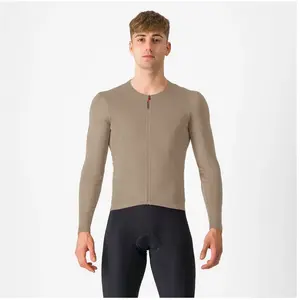Maillot Castelli Fly manche longue beige clair - XL pas cher