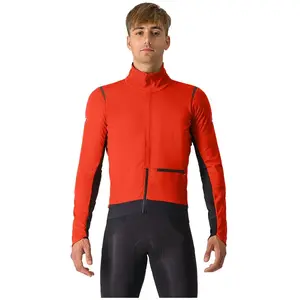 Veste manches longues castelli alpha doppio ros rouge