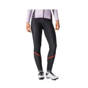 Cuissard long Castelli Velocissima Drop Tail noir intense rouge femme - M pas cher