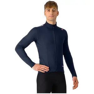 Veste manches longues castelli espresso air bleu pas cher