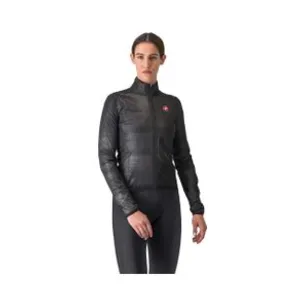 Veste coupe vent femme castelli squall shell noir silver pas cher