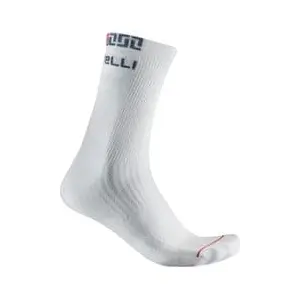 Comparateur de prix : Chaussettes unisexe castelli bandito merino 18 blanc
