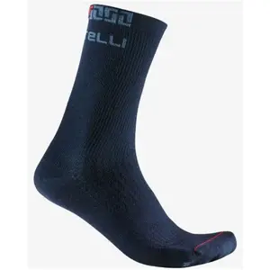 Chaussettes unisexe castelli bandito merino 18 bleu pas cher