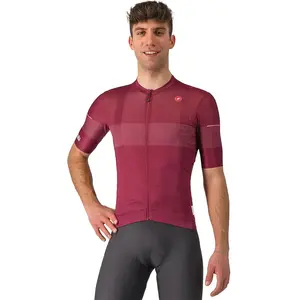 Comparateur de prix : Castelli Maillot Giro d'Italia 2024 Trofeo manche courte rouge foncé - S