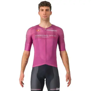 Castelli Maillot cyclamen Giro d'Italia 2024 Race Rosso Corsa manche courte - M