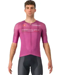 Castelli Maillot cyclamen Giro d'Italia 2024 Race Rosso Corsa manche courte - L pas cher