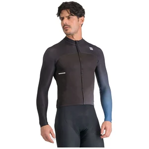 Maillot Sportful Bodyfit Pro Thermal manche longue noir mat bleu - L