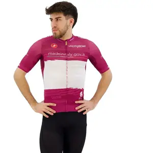 Comparateur de prix : Castelli Maillot cyclamen Giro d'Italia 2023 Race Rosso Corsa manche courte - M