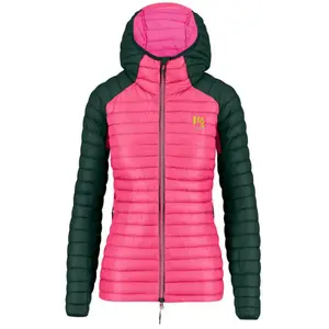 Comparateur de prix : Karpos Alagna Down Jacket - Doudoune femme Fandango Pink / Jungle Green S