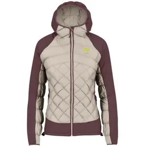 Comparateur de prix : Karpos Lastei Active Plus Jacket - Doudoune femme Oat / Huckleberry S