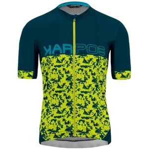Karpos Jump Jersey - Maillot VTT homme Reflecting Pond / Yellow Fluo /... pas cher