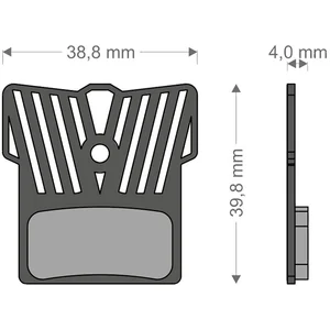 Brenta Ciclo Plaquettes De Frein à Disque Light Tech Xtr/k-force/mcx1 ... pas cher