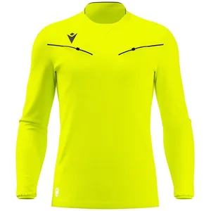Macron Maillot arbitre manches longues Ponnet Eco jaune 9-10 ans pas cher