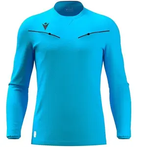 Macron Maillot arbitre manches longues enfant Ponnet Eco bleu 9-10 ans