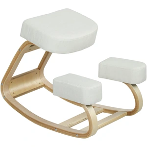 Vinsetto Fauteuil Ergonomique avec Inginocchiatoio en Bois de Bouleau ... pas cher