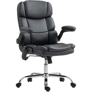 HOMCOM Fauteuil de Bureau Massant à 4 Points avec Riscaldamento et Acc... pas cher