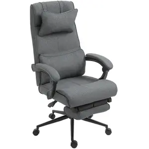 Vinsetto Chaise de Bureau Ergonomique à Hauteur Réglable avec Accoudoi... pas cher