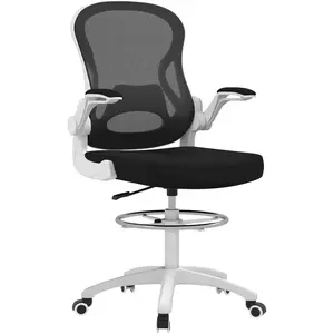 Vinsetto Chaise de Bureau Ergonomique en Tissu Respirant avec Hauteur ... pas cher