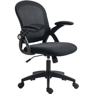 Vinsetto Chaise de Bureau Ergonomique avec Dossier en Maille et Hauteur Réglable, 65,5x61,5x88-97,5cm, Noir pas cher