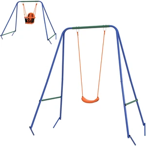 Outsunny Balançoire de Jardin 2 en 1 pour Bébés et Enfants de 6 Mois à... pas cher