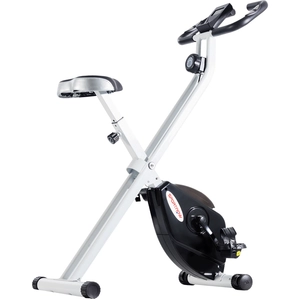 SPORTNOW Vélo d'Appartement Pliable Magnétique 8 Niveaux, Écran LCD, R... pas cher