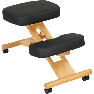 HOMCOM Chaise Posturale à Genoux avec Inginocchiatoio, Hauteur Réglabl... pas cher